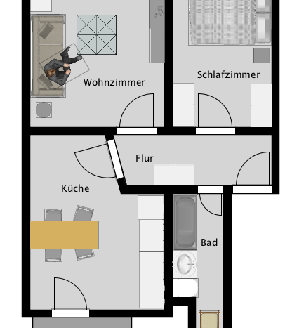 Grundriss zur Wohnung