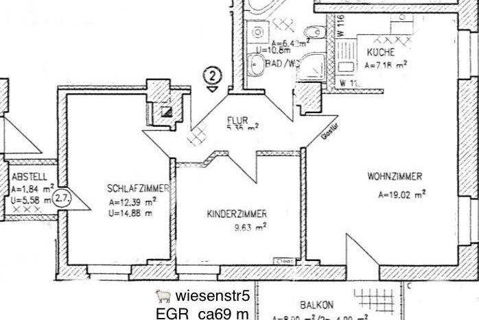 Grundriss zur Wohnung