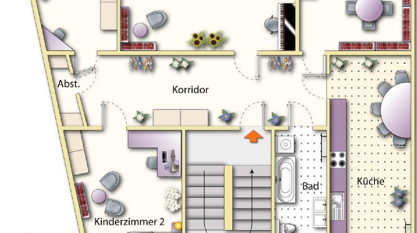 Grundriss zur Wohnung