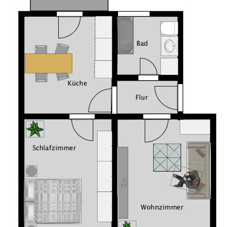 Grundriss zur Wohnung