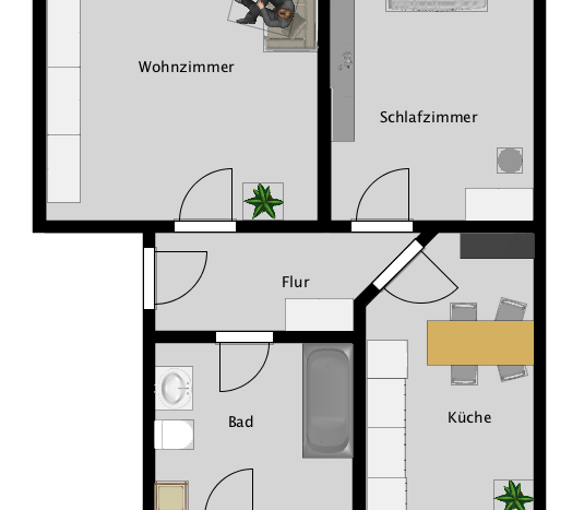 Grundriss zur Wohnung