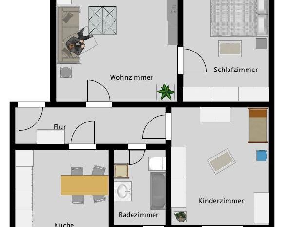 Grundriss zur Wohnung