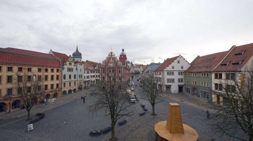 Blick auf den Gothaer Markt