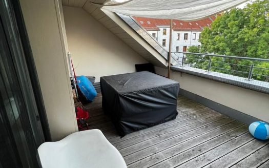 Hochwertige DG-Wohnung in Leipzig Stötteritz -Lift+Fußbodenheizung+Terrasse
